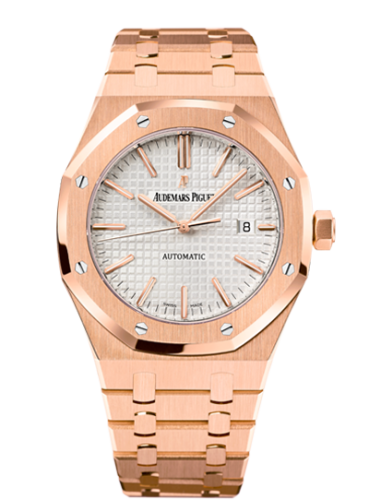 Audemars Piguet Royal Oak 15400 Pink Gold / Silver 15400OR.OO.1220OR.02