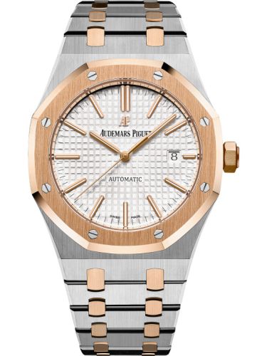 Audemars Piguet Royal Oak 15400 Stainless Steel / Pink Gold / Silver 15400SR.OO.1220SR.01