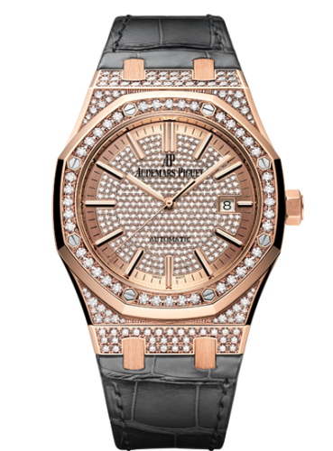 Audemars Piguet Royal Oak 15402 Pink Gold / Diamond 15402OR.ZZ.D003CR.01