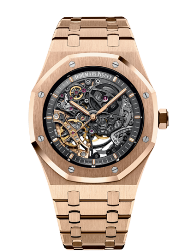 Audemars Piguet Royal Oak 41 Double Balance Wheel Openworked Pink Gold 15407OR.OO.1220OR.01