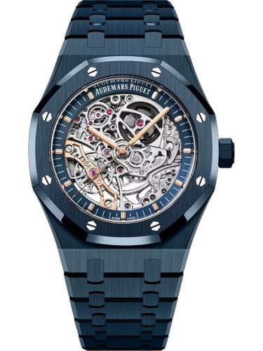 Audemars Piguet Royal Oak 41 Double Balance Wheel Openworked Blue Nuit, Nuage 50 Ceramic 15416CD.OO.1225CD.01