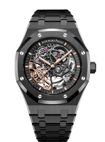 Audemars Piguet Royal Oak 41 Double Balance Wheel Openworked Black Ceramic 15416CE.OO.1225CE.01