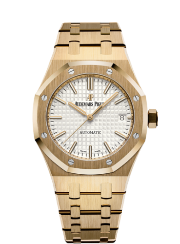Audemars Piguet Royal Oak 15450 Selfwinding Yellow Gold / Silver 15450BA.OO.1256BA.01