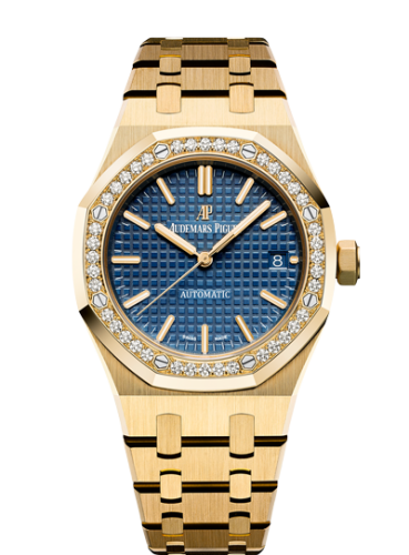 Audemars Piguet Royal Oak 15451 Selfwinding Yellow Gold / Blue 15451BA.ZZ.1256BA.01
