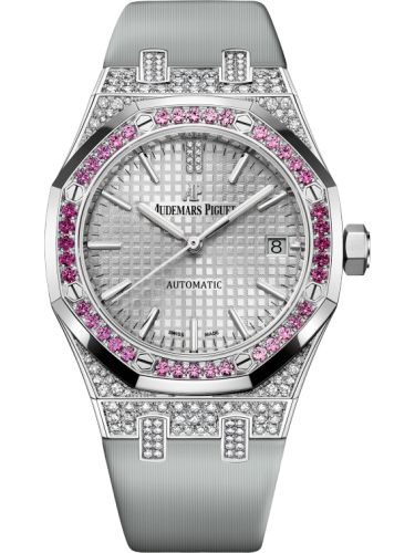 Audemars Piguet Royal Oak Selfwinding 37 White Gold / Sapphire / Silver 15452BC.ZY.D007VE.01