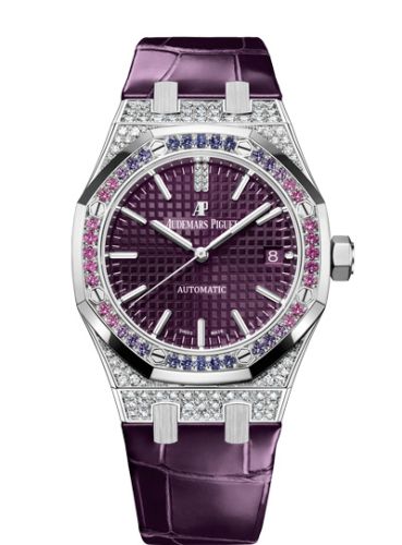 Audemars Piguet Royal Oak Selfwinding 37 White Gold / Sapphire / Purple 15452BC.ZY.D600CR.01/