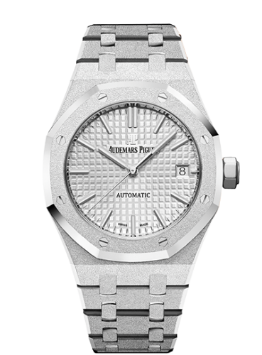 Audemars Piguet Royal Oak 15454 Selfwinding Frosted White Gold / Silver 15454BC.GG.1259BC.01