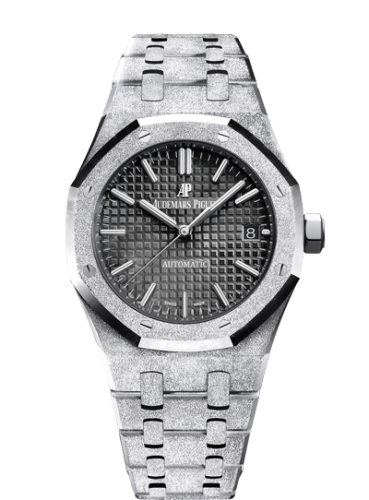 Audemars Piguet Royal Oak 15454 Selfwinding Frosted White Gold / Black 15454BC.GG.1259BC.03