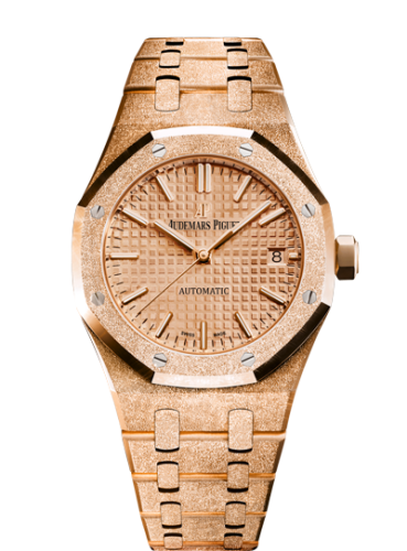 Audemars Piguet Royal Oak 15454 Selfwinding Frosted Pink Gold / Pink 15454OR.GG.1259OR.03