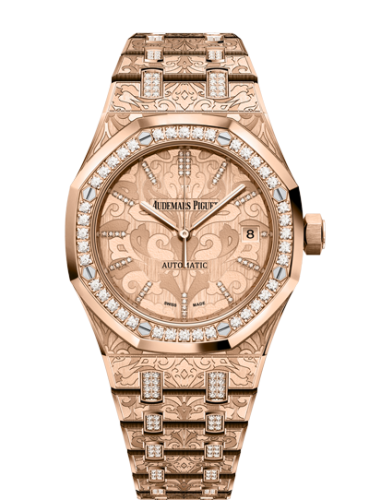 Audemars Piguet Royal Oak 15456 Selfwinding Rose Gold / Cashmere 15456OR.ZG.1251OR.01