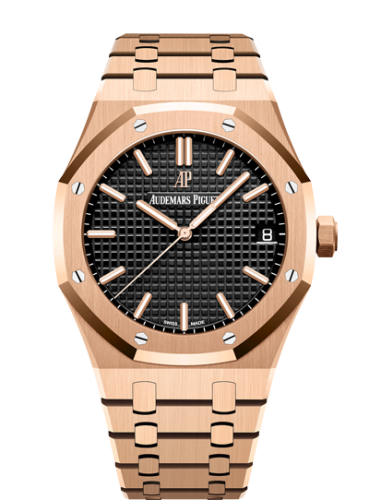 Audemars Piguet Royal Oak 15500 Pink Gold / Black 15500OR.OO.1220OR.01