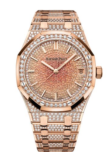 Audemars Piguet Royal Oak 155020 Pink Gold / Orange Sapphire 15502OR.ZZ.1222OR.01