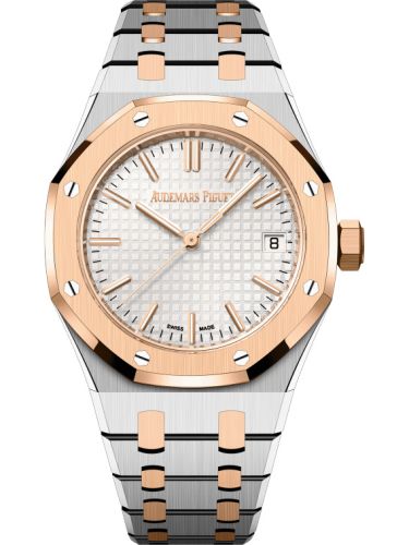 Audemars Piguet Royal Oak Selfwinding 37 Stainless Steel / Pink Gold / Silver 15550SR.OO.1356SR.02