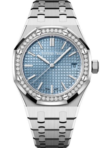 Audemars Piguet Royal Oak Selfwinding 37 Stainless Steel - Diamond / Ice Blue 15551ST.ZZ.1356ST.04