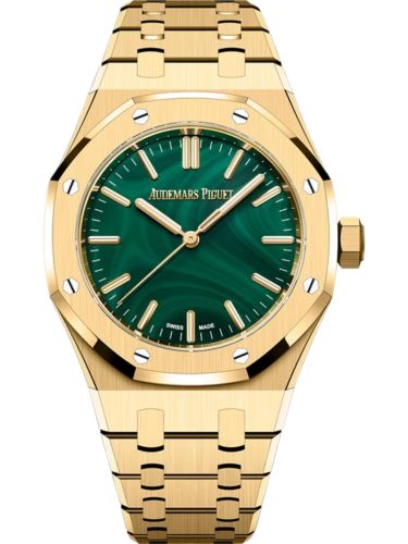Audemars Piguet Royal Oak Selfwinding 37 Yellow Gold / Malachite 15553BA.OO.1356BA.04