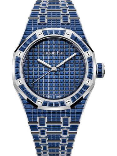 Audemars Piguet Royal Oak Self-Winding 37 Blue Sapphire / 50th Anniversary 15554BC.SS.1274BC.01