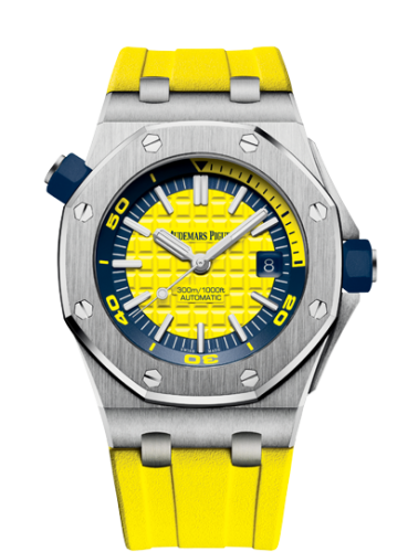 Audemars Piguet Royal Oak Offshore Diver Stainless Steel / Yellow 15710ST.OO.A051CA.01