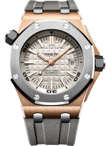Audemars Piguet Royal Oak Offshore Diver Pink Gold / Titanium / Silver 15711OI.OO.A006CA.01