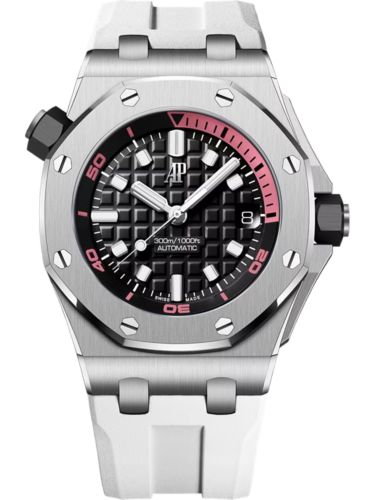 Audemars Piguet Royal Oak Offshore Diver Stainless Steel / Black - Pink 15720ST.OO.A010CA.01