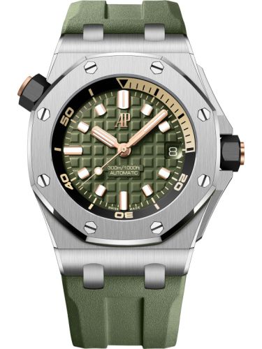 Audemars Piguet Royal Oak Offshore Diver Stainless Steel / Green 15720ST.OO.A052CA.01