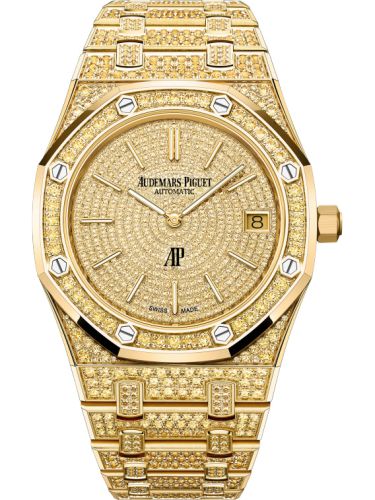 Audemars Piguet Royal Oak Extra-Thin Yellow Gold - Sapphire / Sapphire 16202BA.HH.1241BA.01