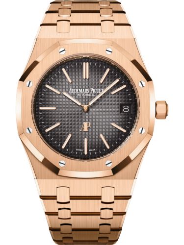 Audemars Piguet Royal Oak Extra-Thin Pink Gold / Grey 16202OR.OO.1240OR.02