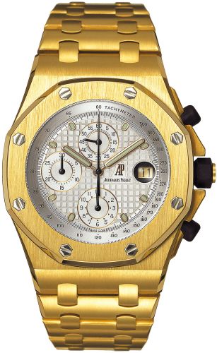 Audemars Piguet Royal Oak OffShore 25721 Chronograph Yellow Gold / Silver 25721BA.O.1000BA.03