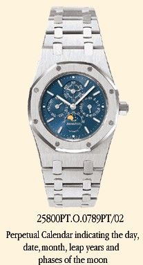 Audemars Piguet Royal Oak 25800 Perpetual Calendar Platinum / Blue 25800PT.O.0789PT.02