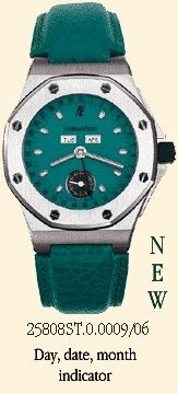 Audemars Piguet Royal Oak OffShore 25808 Full Calendar Turquoise 25808ST.O.0009/06