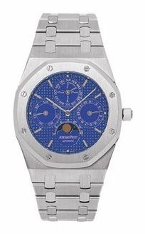 Audemars Piguet Royal Oak 25820 Perpetual Calendar Platinum / Blue 25820PT.O.0944PT.01