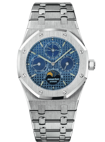 Audemars Piguet Royal Oak Perpetual Calendar Stainless Steel / Blue 25820ST.OO.0944ST.05