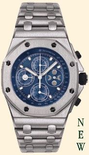 Audemars Piguet Royal Oak OffShore 25854 Perpetual Calendar White Gold / Blue 25854BC.O.1150BC.01