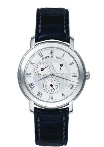 Audemars Piguet Jules Audemars Small Seconds & Power Reserve White Gold / Silver 25955BC.OO.D002CR.01
