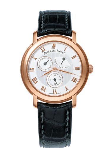 Audemars Piguet Jules Audemars Small Seconds & Power Reserve Pink Gold / Silver 25955OR.OO.D002CR.01