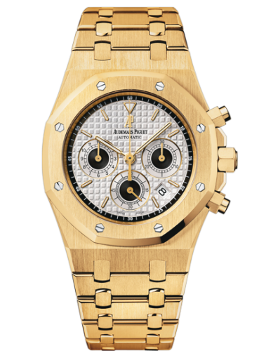 Audemars Piguet Royal Oak 25960 Chronograph Yellow Gold / Silver 25960BA.OO.1185BA.02