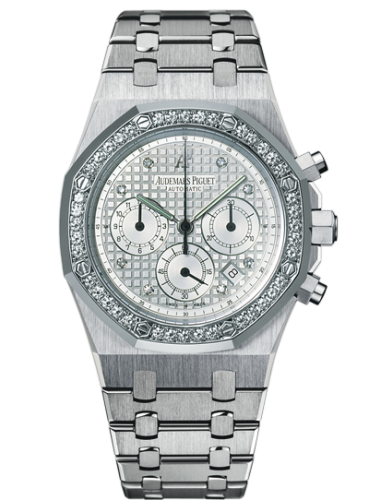 Audemars Piguet Royal Oak Chronograph 39 White Gold / Silver / Diamond 25966BC.ZZ.1185BC.01