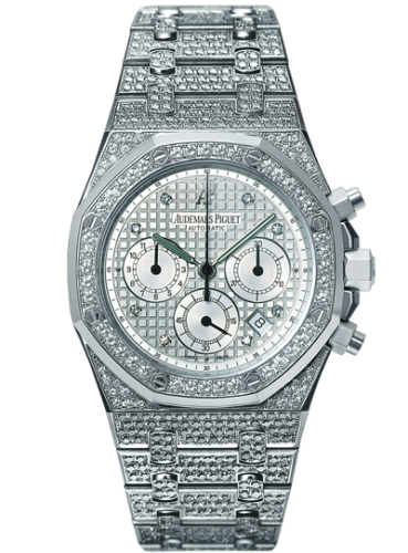 Audemars Piguet Royal Oak Chronograph 39 White Gold / Diamond / Silver 25967BC.ZZ.1185BC.01