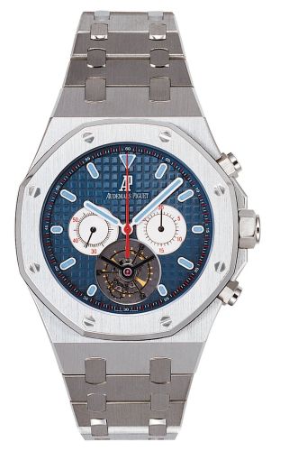 Audemars Piguet Royal Oak Tourbillon Chronograph Stainless Steel / Blue 25977ST.OO.1205ST.01