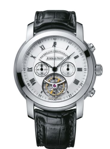 Audemars Piguet Jules Audemars Tourbillon Chronograph White Gold / Silver 26010BC.OO.D002CR.01