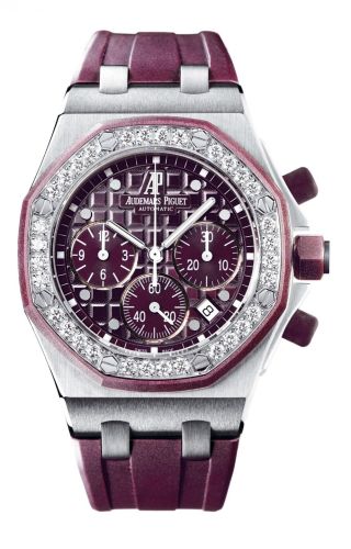 Audemars Piguet Royal Oak OffShore 26048 Lady Chronograph Stainless Steel / Plum 26048SK.ZZ.D066CA.01