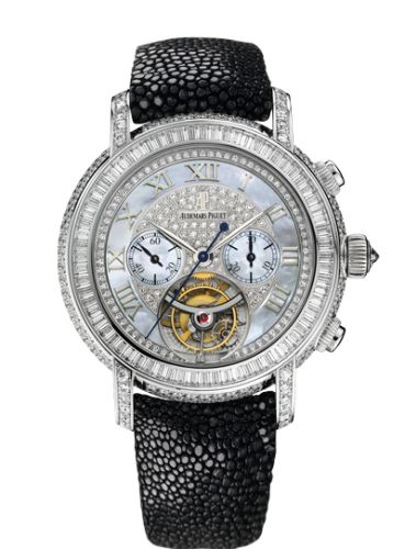 Audemars Piguet Jules Audemars 26083 Tourbillon Chronograph White Gold / MOP 26083BC.ZZ.D102CR.01