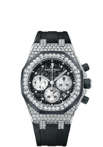 Audemars Piguet Royal Oak Offshore 26092 Lady Chronograph White Gold / Black 26092CK.ZZ.D002CA.01