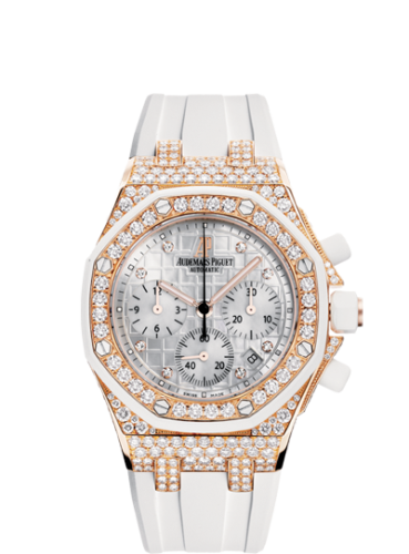 Audemars Piguet Royal Oak Offshore 26092 Lady Chronograph Pink Gold / White 26092OK.ZZ.D010CA.01