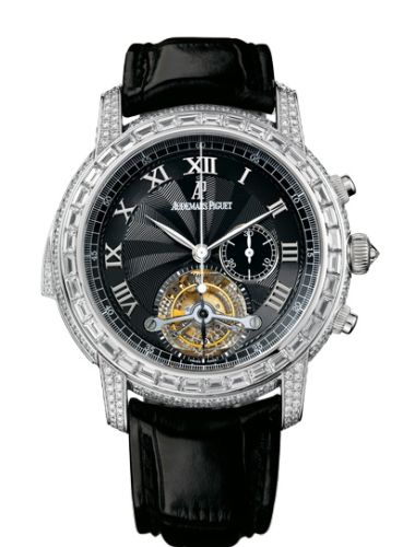Audemars Piguet Jules Audemars Minute Repeater Tourbillon Chronograph White Gold / Diamond / Black 26118BC.ZZ.D002CR.01
