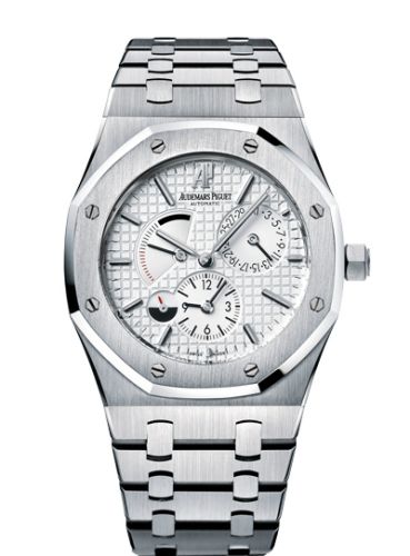 Audemars Piguet Royal Oak Dual Time Stainless Steel / Silver 26120ST.OO.1220ST.01