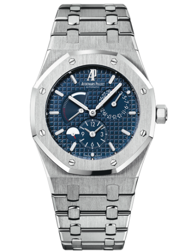 Audemars Piguet Royal Oak Dual Time Stainless Steel / Blue 26120ST.OO.1220ST.02