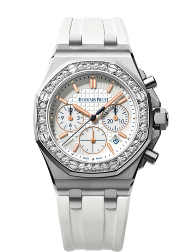 Audemars Piguet Royal Oak OffShore 26144 Lady Chronograph Stainless Steel / Silver / Diamond / Summer Edition 2017 26144ST.ZZ.D010CA.01