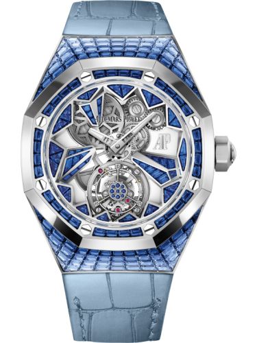 Audemars Piguet Royal Oak Concept Flying Tourbillon White Gold / Baguette Sapphire 26228BC.SS.D314CR.01