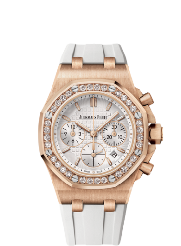 Audemars Piguet Royal Oak OffShore 26231 Lady Chronograph Pink Gold / Silver / Diamond 26231OR.ZZ.D010CA.0