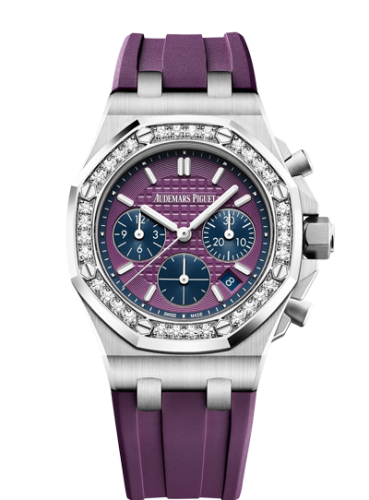 Audemars Piguet Royal Oak OffShore 26231 Lady Chronograph Stainless Steel / Plum / Diamond 26231ST.ZZ.D075CA.01